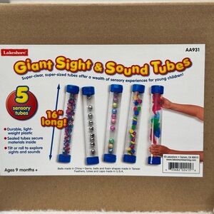 ✨NEW Lakeshore 5 Giant Sight & Sound Tubes